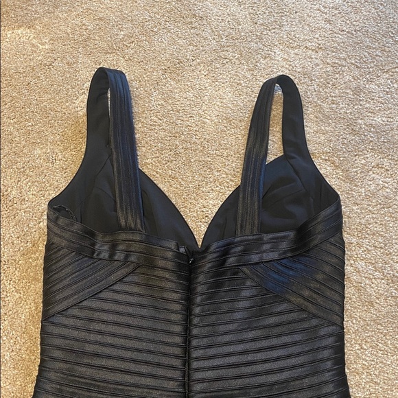 BCBGMAXAZRIA Satin/Mesh Sweetheart Neckline Evening Cocktail Gown/Prom/Wedding - Picture 13 of 15